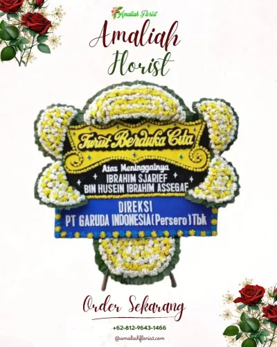 Papan Bunga Duka di Mantrijeron